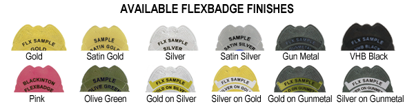 Available Flex Badge Finishes